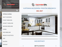Tablet Screenshot of akcesoria-meblowe.eu